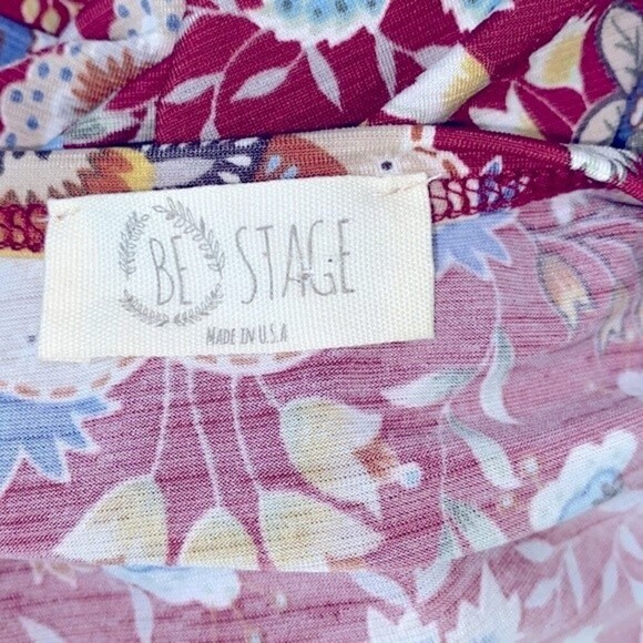 Be Stage floral tunic top size 3X - Picture 6 of 8